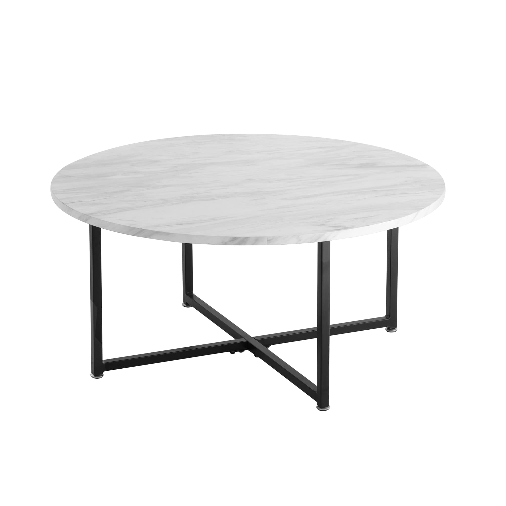 marble effect grey coffee table