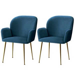 Blue Cafe Dining Chairs